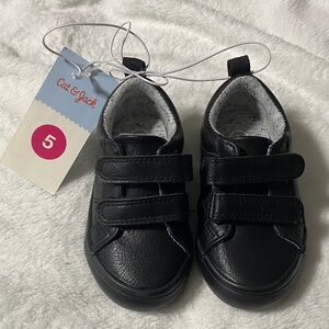 Cat & Jack Black Baby Walker Shoes with Velcro